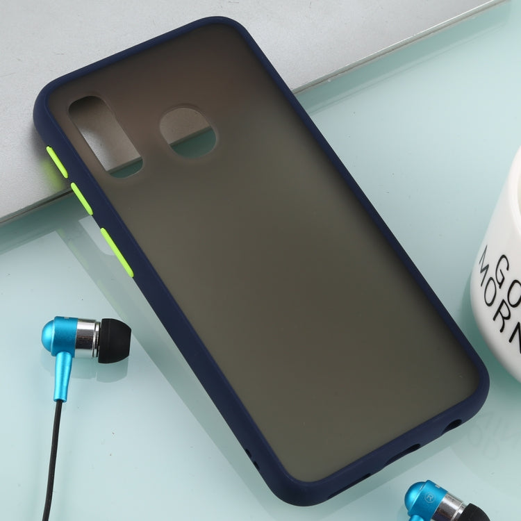 For Galaxy A40 Skin Hand Feeling Series Anti-fall Frosted PC+ TPU Case