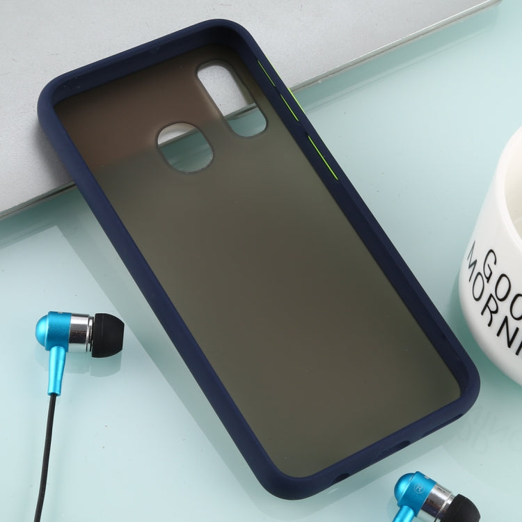 For Galaxy A40 Skin Hand Feeling Series Anti-fall Frosted PC+ TPU Case