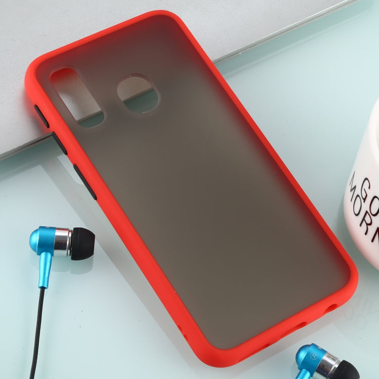 For Galaxy A40 Skin Hand Feeling Series Anti-fall Frosted PC+ TPU Case