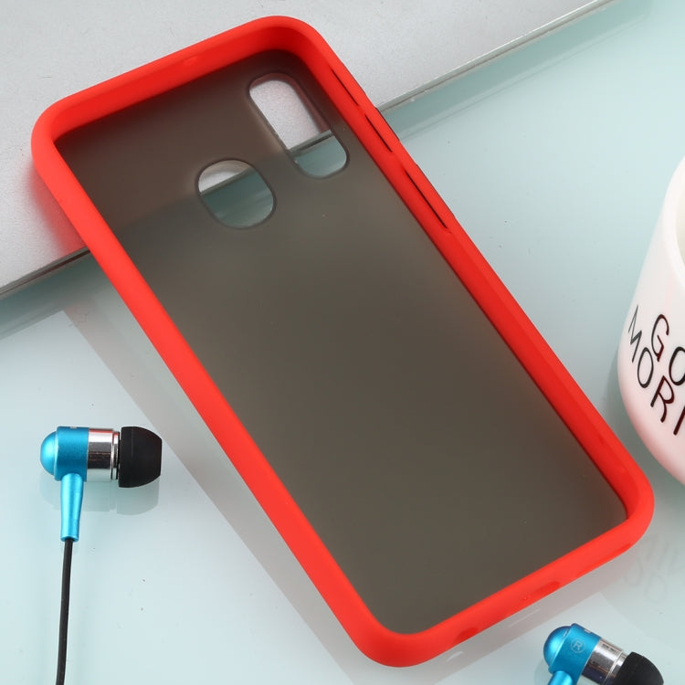 For Galaxy A40 Skin Hand Feeling Series Anti-fall Frosted PC+ TPU Case