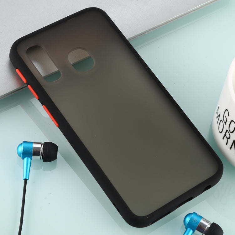 For Galaxy A40 Skin Hand Feeling Series Anti-fall Frosted PC+ TPU Case