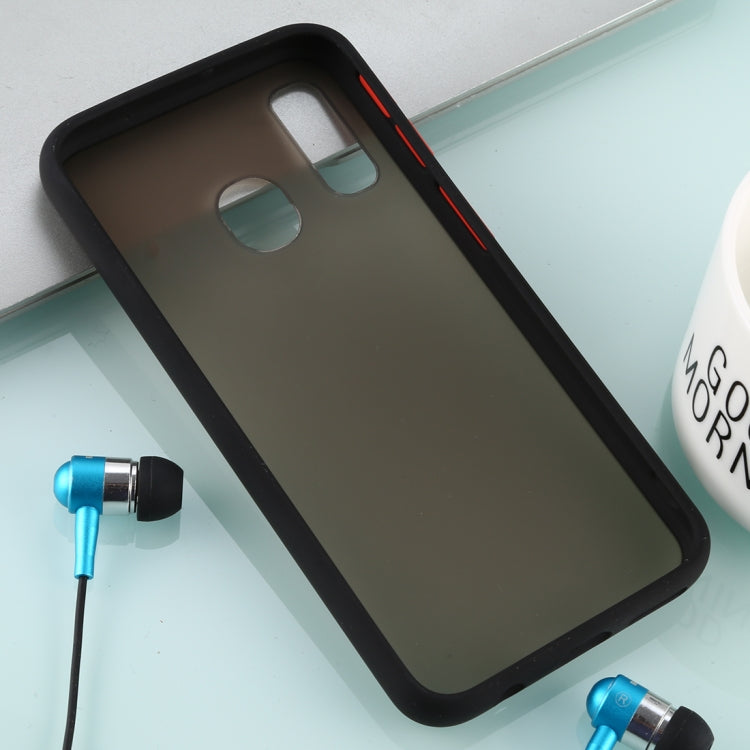 For Galaxy A40 Skin Hand Feeling Series Anti-fall Frosted PC+ TPU Case