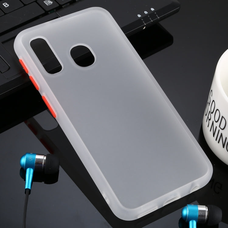 For Galaxy A40 Skin Hand Feeling Series Anti-fall Frosted PC+ TPU Case