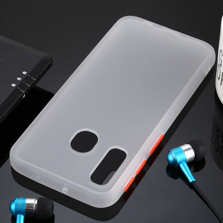 For Galaxy A40 Skin Hand Feeling Series Anti-fall Frosted PC+ TPU Case