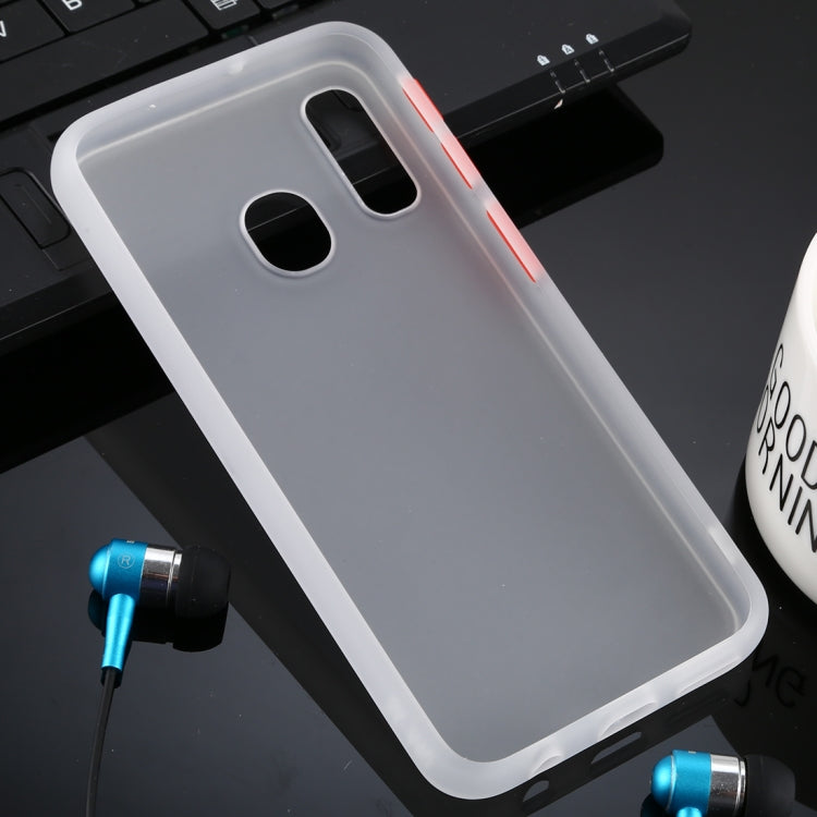 For Galaxy A40 Skin Hand Feeling Series Anti-fall Frosted PC+ TPU Case