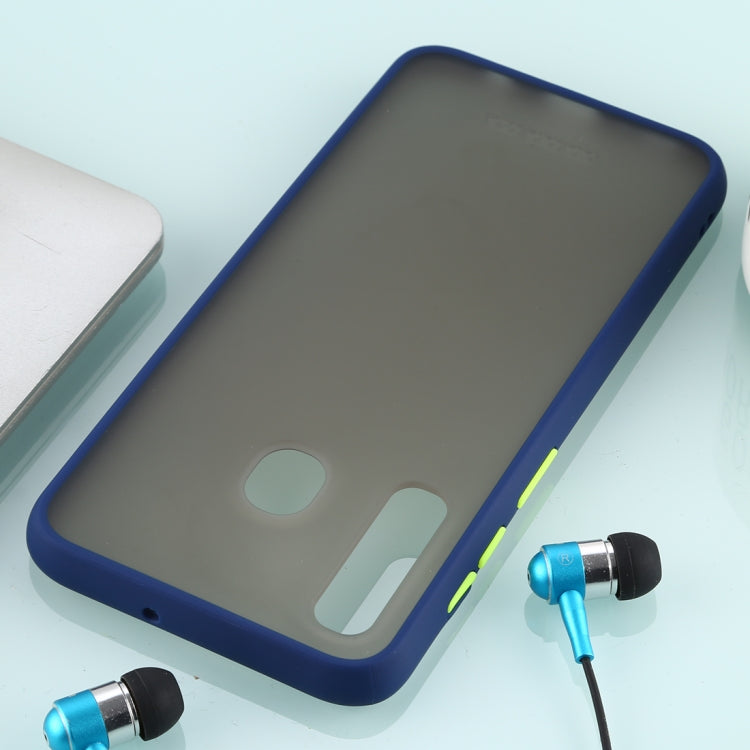 For Galaxy A50 Skin Hand Feeling Series Anti-fall Frosted PC+ TPU Case
