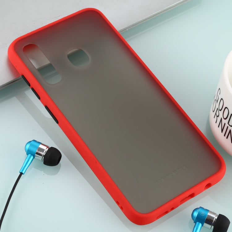 For Galaxy A50 Skin Hand Feeling Series Anti-fall Frosted PC+ TPU Case