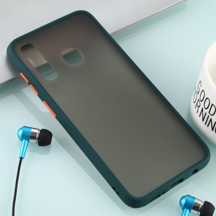 For Galaxy A50 Skin Hand Feeling Series Anti-fall Frosted PC+ TPU Case