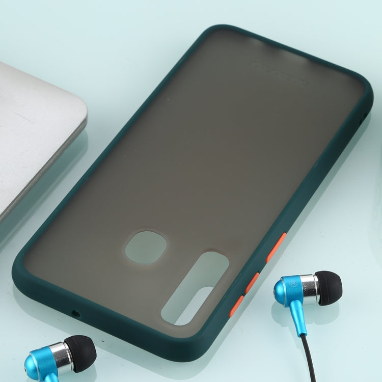 For Galaxy A50 Skin Hand Feeling Series Anti-fall Frosted PC+ TPU Case