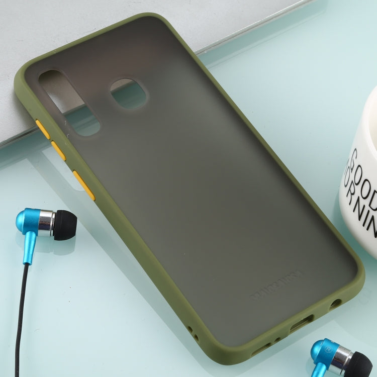 For Galaxy A50 Skin Hand Feeling Series Anti-fall Frosted PC+ TPU Case