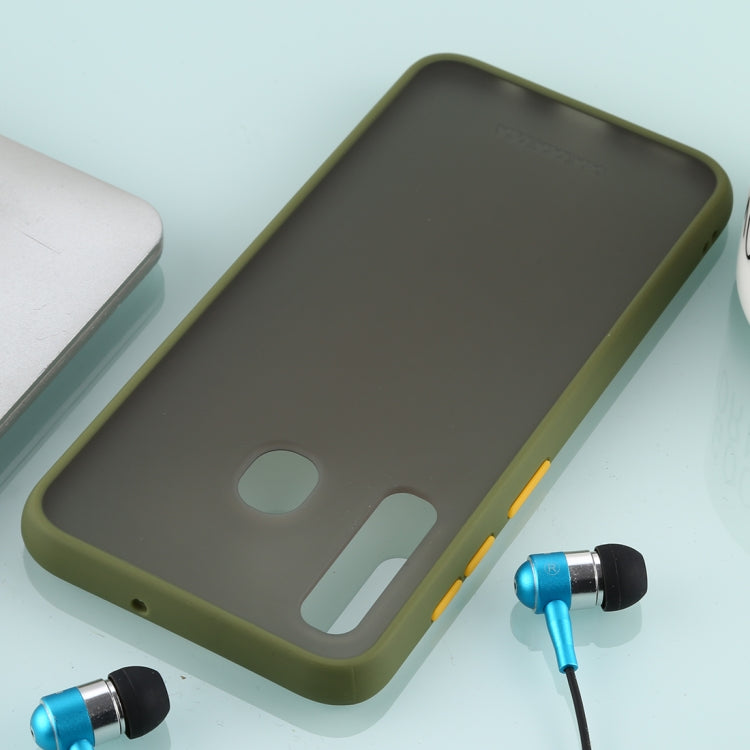 For Galaxy A50 Skin Hand Feeling Series Anti-fall Frosted PC+ TPU Case