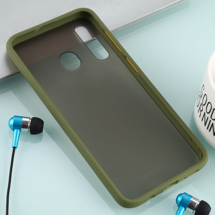 For Galaxy A50 Skin Hand Feeling Series Anti-fall Frosted PC+ TPU Case