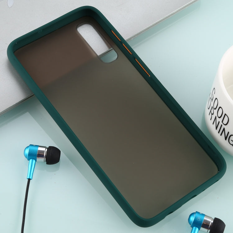 For Galaxy A70 Skin Hand Feeling Series Anti-fall Frosted PC+ TPU Case