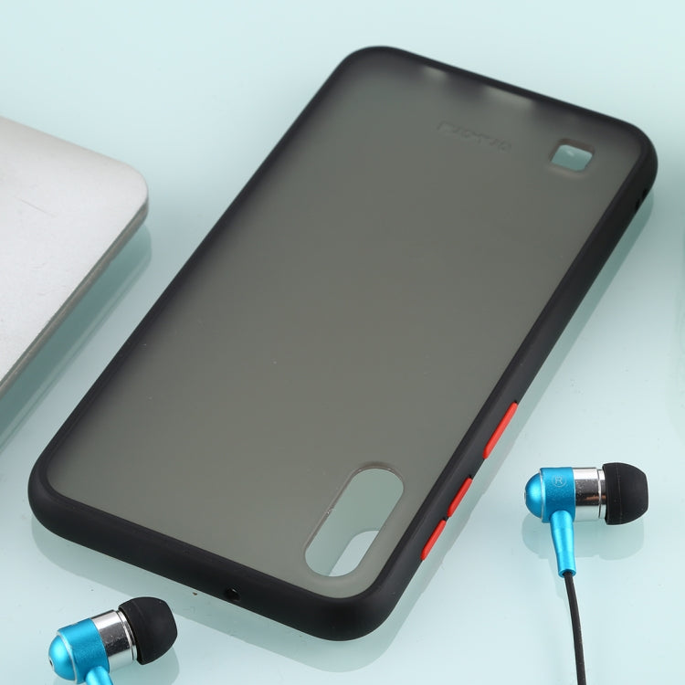 For Galaxy M10 Skin Hand Feeling Series Anti-fall Frosted PC+ TPU Case