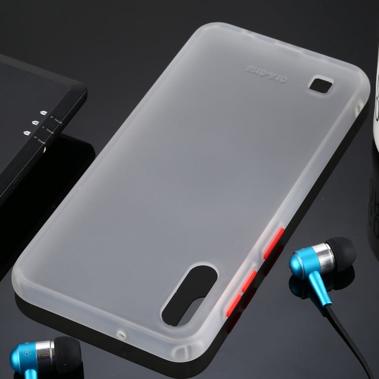 For Galaxy M10 Skin Hand Feeling Series Anti-fall Frosted PC+ TPU Case