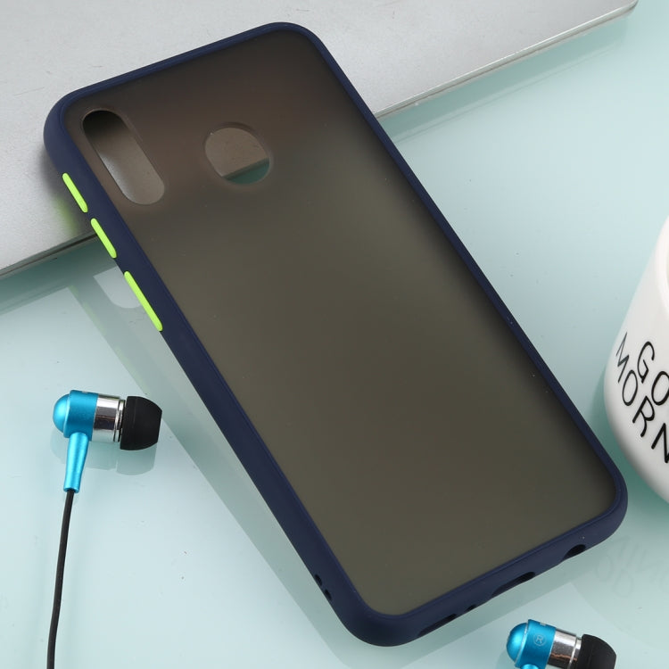 For Galaxy M20 Skin Hand Feeling Series Anti-fall Frosted PC+ TPU Case