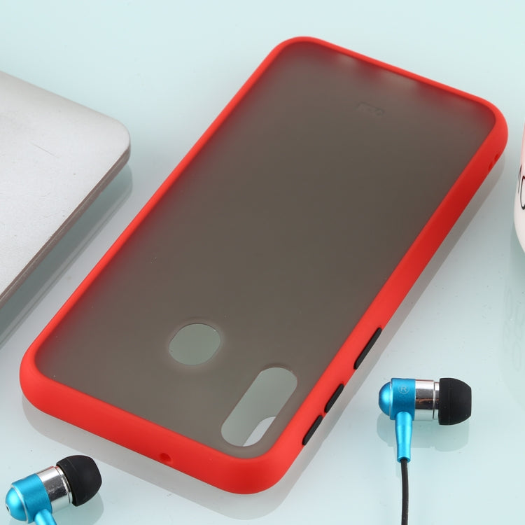 For Galaxy M20 Skin Hand Feeling Series Anti-fall Frosted PC+ TPU Case