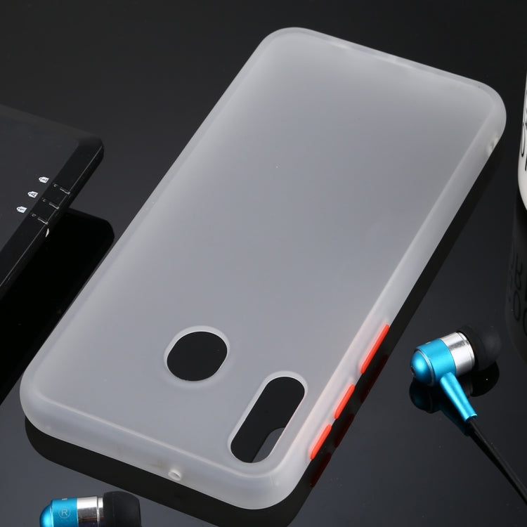 For Galaxy M20 Skin Hand Feeling Series Anti-fall Frosted PC+ TPU Case