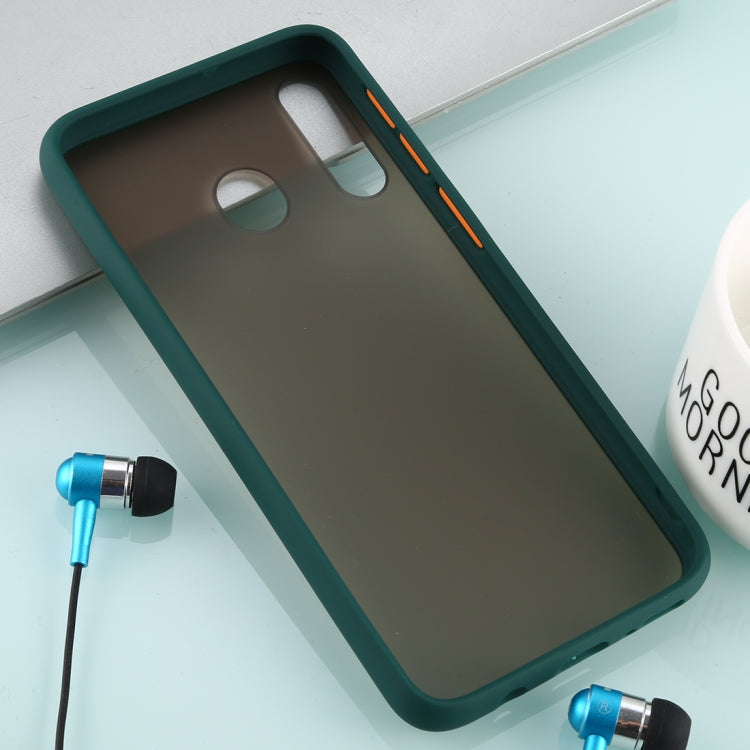 For Galaxy M30 Skin Hand Feeling Series Anti-fall Frosted PC+ TPU Case