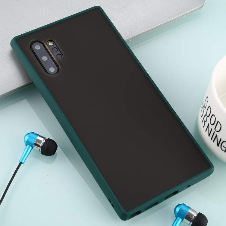 For Galaxy Note 10+ Skin Hand Feeling Series Anti-fall Frosted PC+ TPU Case