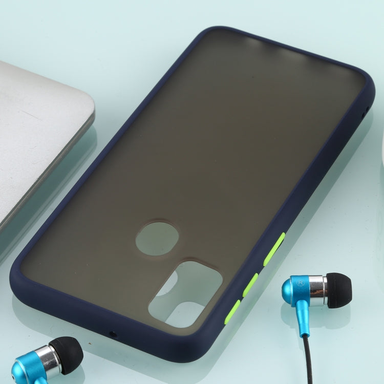 For Galaxy M30s Skin Hand Feeling Series Anti-fall Frosted PC+ TPU Case