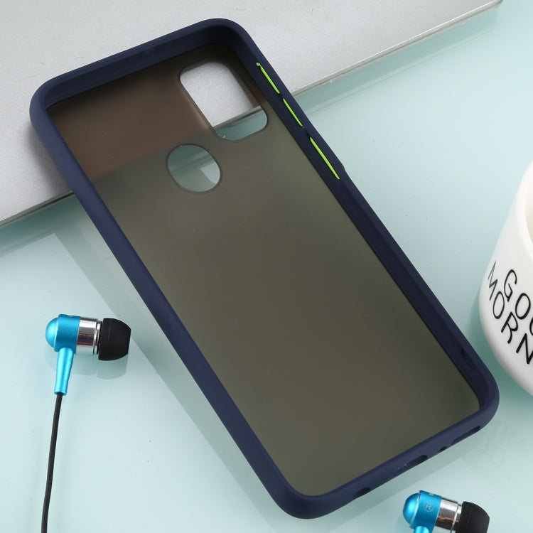 For Galaxy M30s Skin Hand Feeling Series Anti-fall Frosted PC+ TPU Case