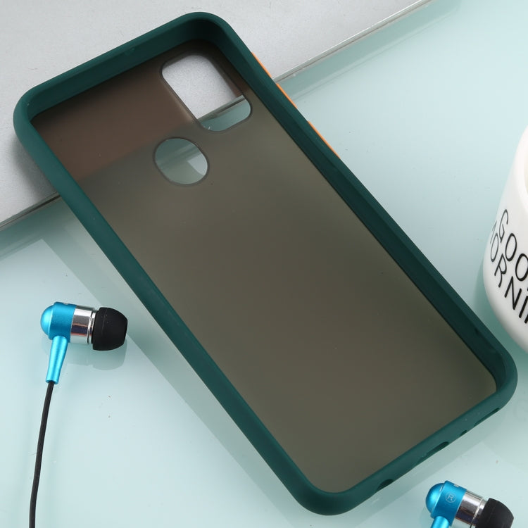 For Galaxy M30s Skin Hand Feeling Series Anti-fall Frosted PC+ TPU Case