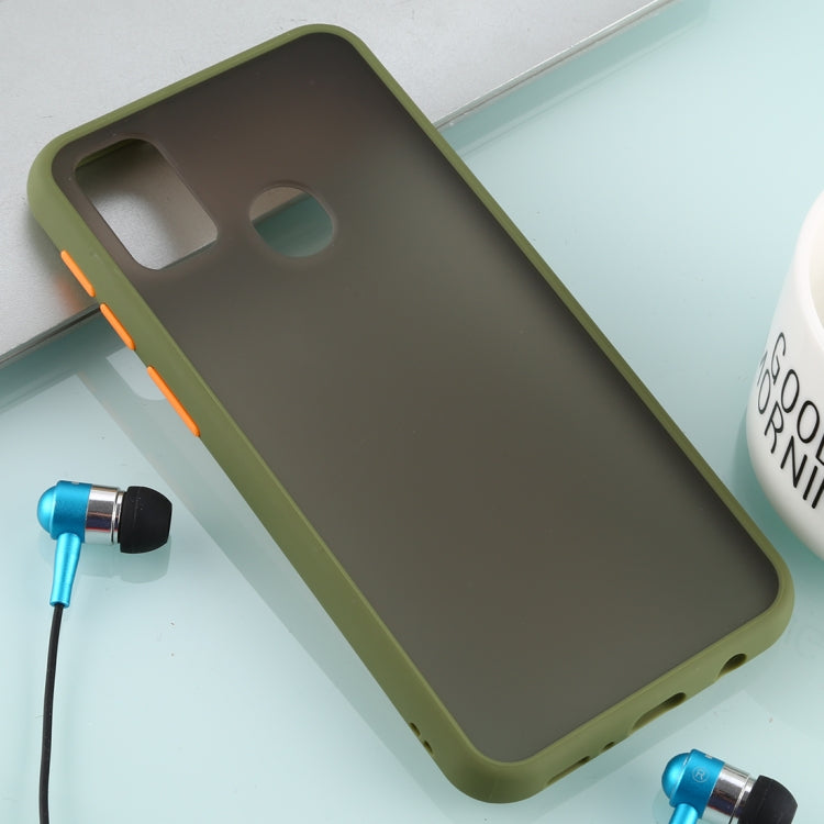 For Galaxy M30s Skin Hand Feeling Series Anti-fall Frosted PC+ TPU Case