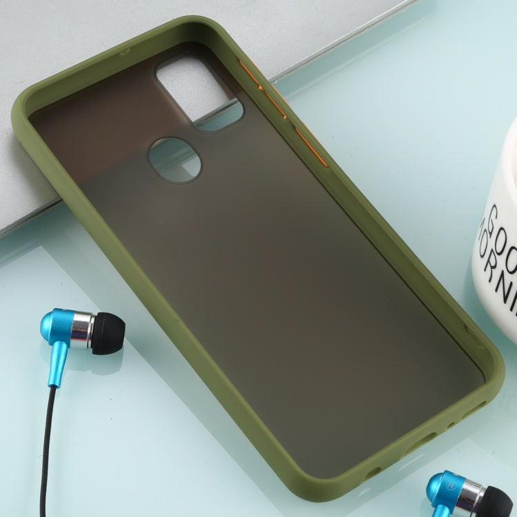 For Galaxy M30s Skin Hand Feeling Series Anti-fall Frosted PC+ TPU Case