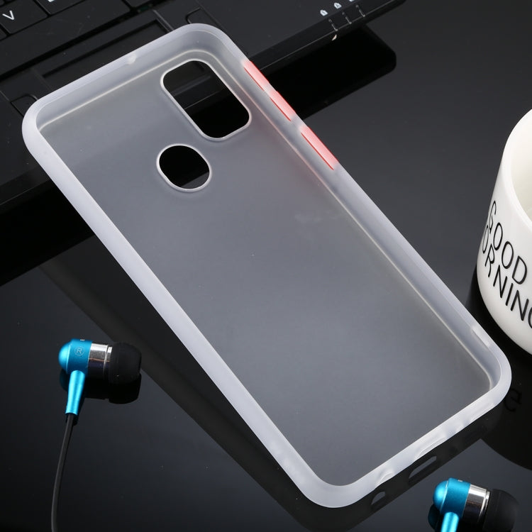 For Galaxy M30s Skin Hand Feeling Series Anti-fall Frosted PC+ TPU Case