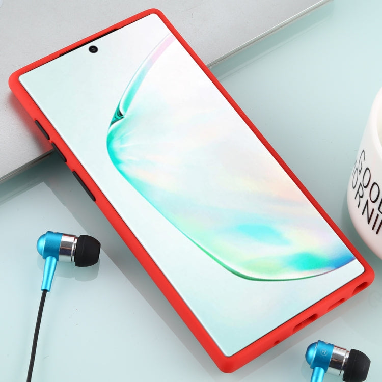 For Galaxy Note 10 Skin Hand Feeling Series Anti-fall Frosted PC+ TPU Case