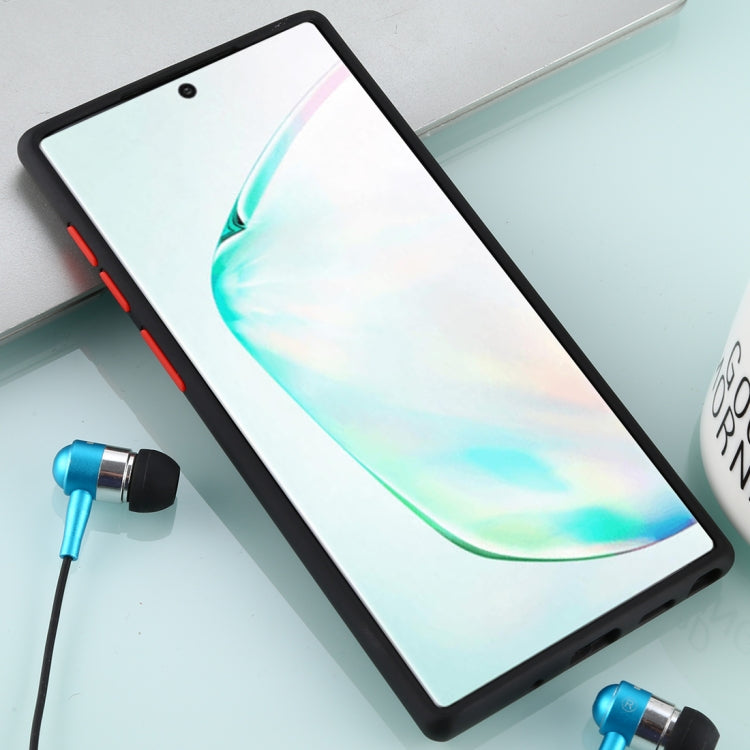 For Galaxy Note 10 Skin Hand Feeling Series Anti-fall Frosted PC+ TPU Case