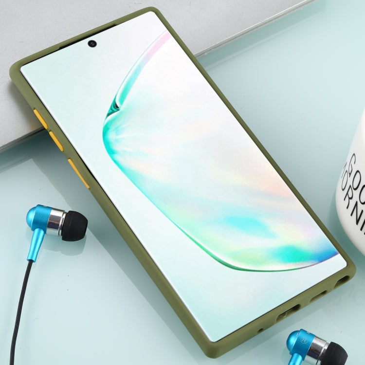 For Galaxy Note 10 Skin Hand Feeling Series Anti-fall Frosted PC+ TPU Case