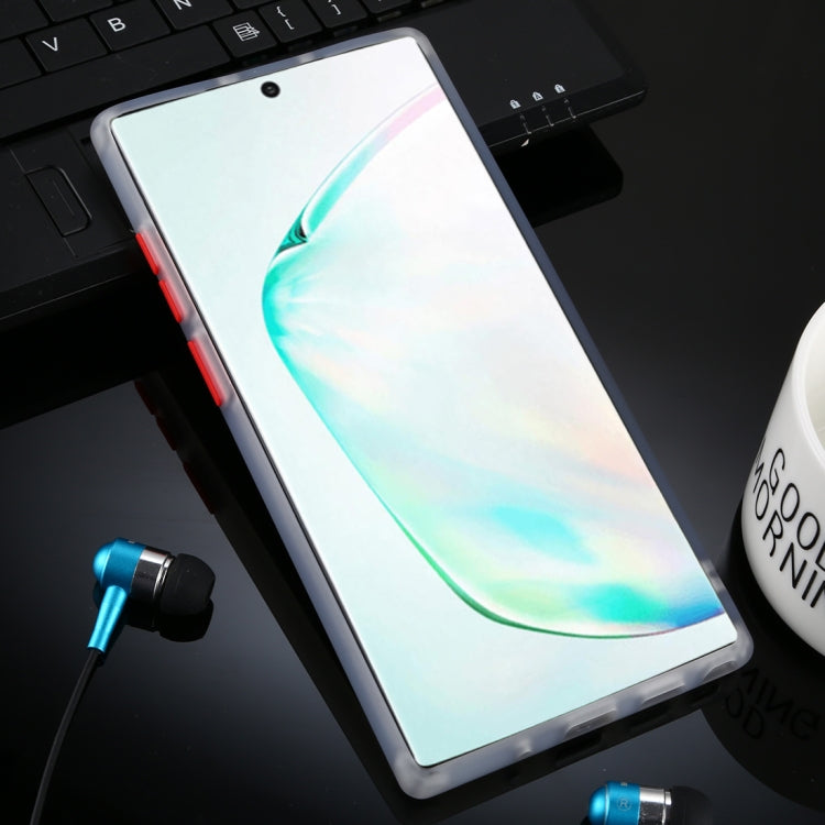 For Galaxy Note 10 Skin Hand Feeling Series Anti-fall Frosted PC+ TPU Case