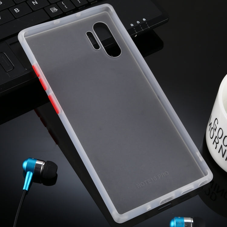 For Galaxy Note 10 Skin Hand Feeling Series Anti-fall Frosted PC+ TPU Case