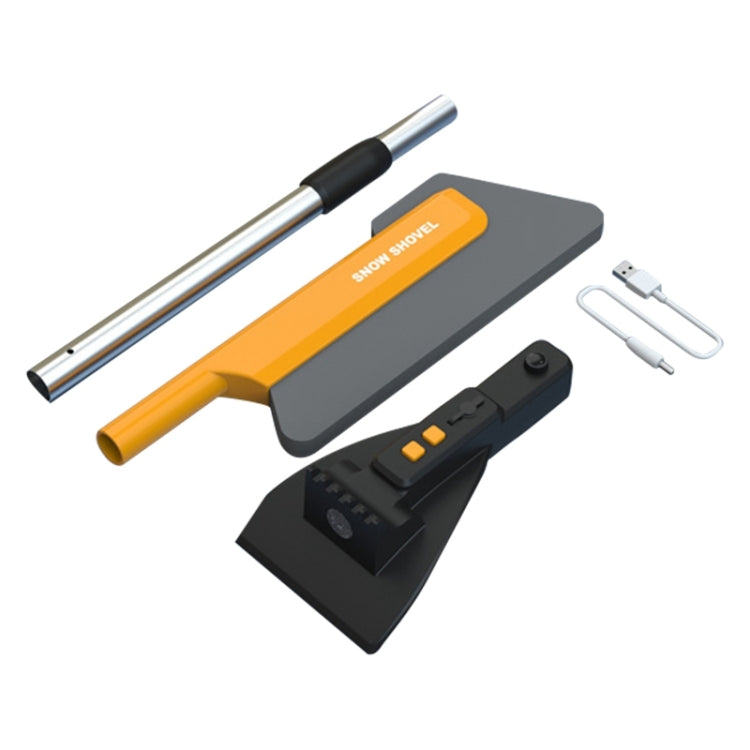 Car Multifunctional EVA Glass Snow Removal Frost Removal Tool, Style:Dual LED Lights