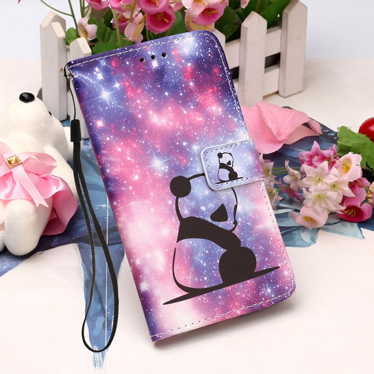 For Samsung Galaxy S22 5G Colored Drawing Pattern Plain Weave Leather Phone Case with Holder & Card Slot & Wallet & Lanyard