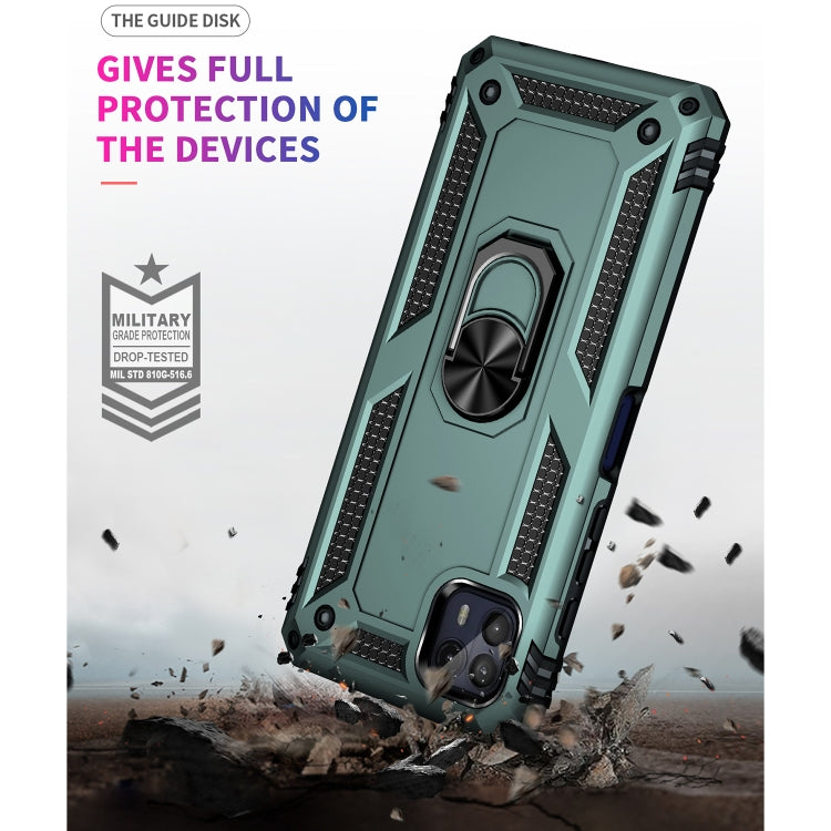 For Motorola Moto G50 5G Shockproof TPU + PC Protective Phone Case with 360 Degree Rotating Holder