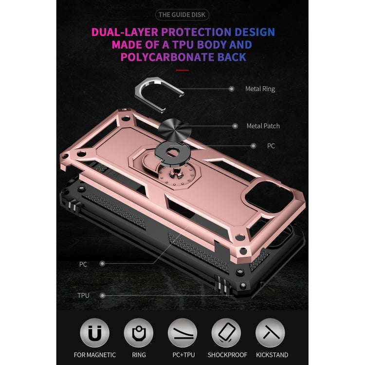 For Motorola Moto G50 5G Shockproof TPU + PC Protective Phone Case with 360 Degree Rotating Holder