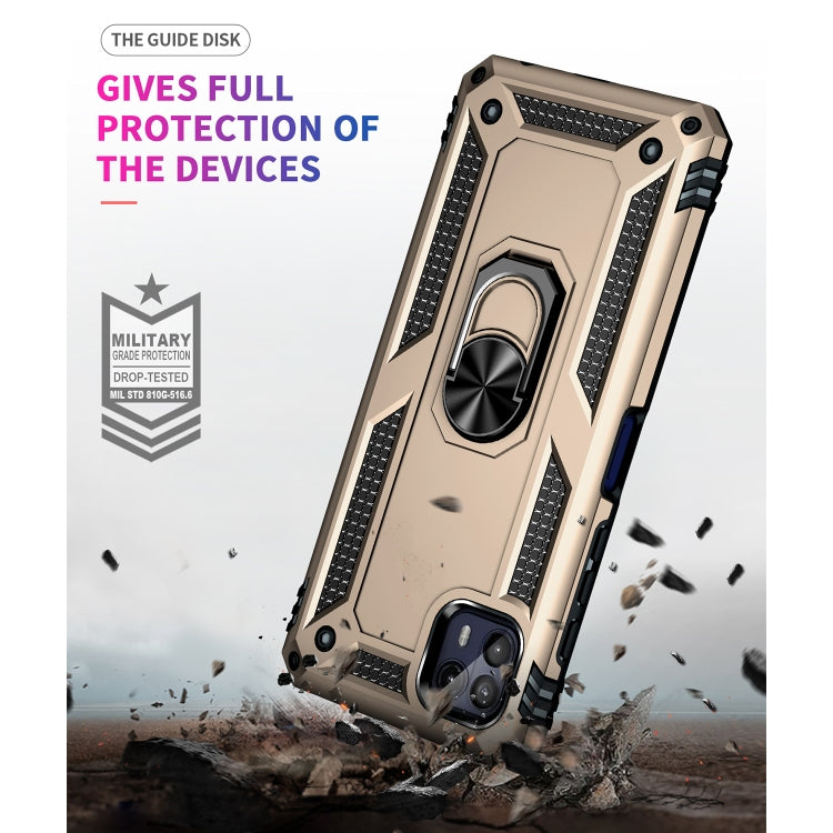 For Motorola Moto G50 5G Shockproof TPU + PC Protective Phone Case with 360 Degree Rotating Holder