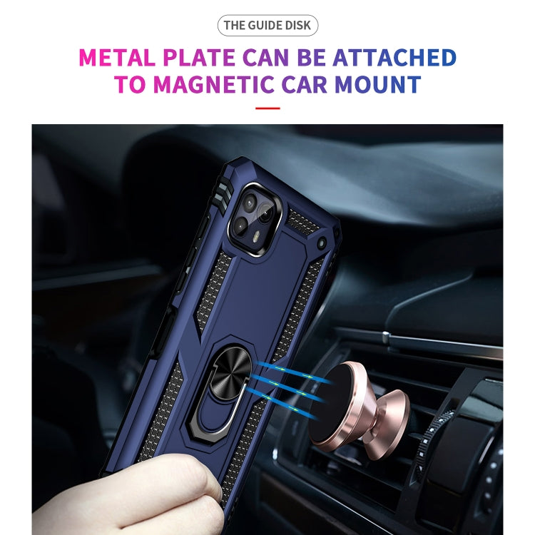 For Motorola Moto G50 5G Shockproof TPU + PC Protective Phone Case with 360 Degree Rotating Holder