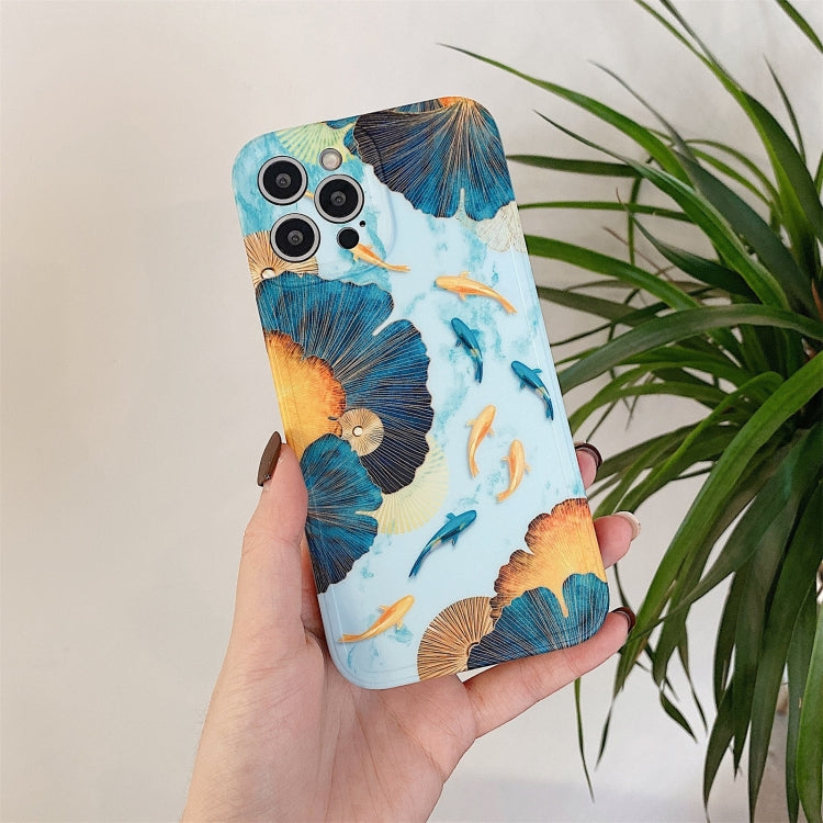 For iPhone 12 IMD Workmanship TPU Shockproof Phone Case