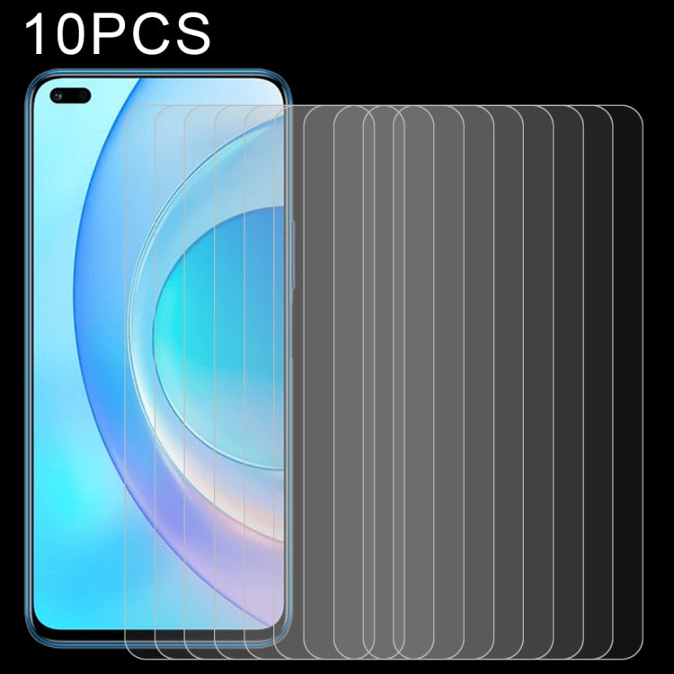 For Honor 50 Lite 10 PCS 0.26mm 9H 2.5D Tempered Glass Film