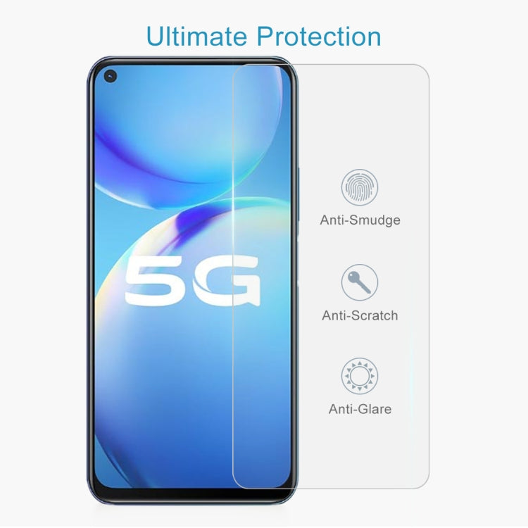 For vivo Y70t 50 PCS 0.26mm 9H 2.5D Tempered Glass Film