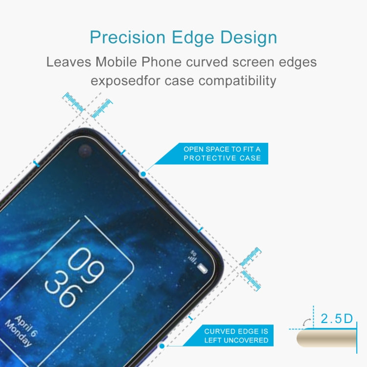For TCL 10 5G 10 PCS 0.26mm 9H 2.5D Tempered Glass Film