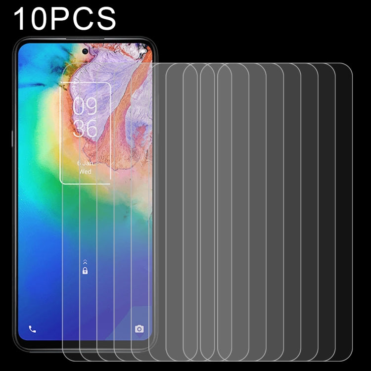 For TCL 20 5G 10 PCS 0.26mm 9H 2.5D Tempered Glass Film