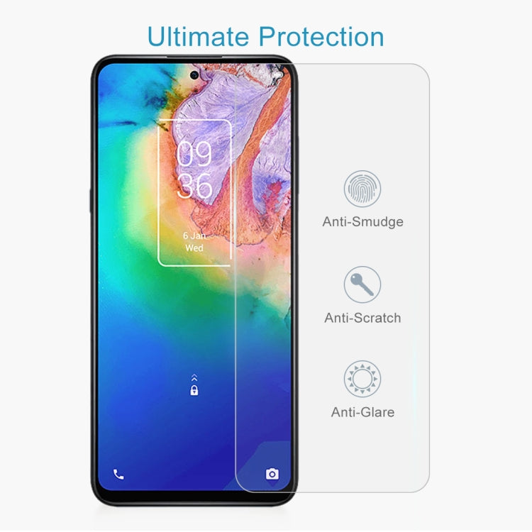 For TCL 20 5G 10 PCS 0.26mm 9H 2.5D Tempered Glass Film