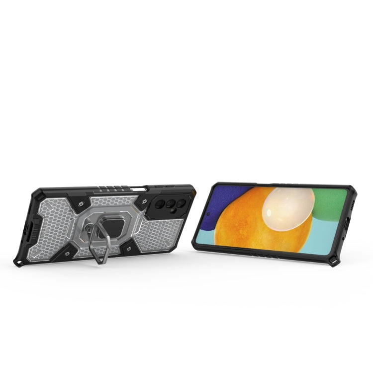 For Samsung Galaxy M52 5G Space PC+TPU Ring Holder Phone Case
