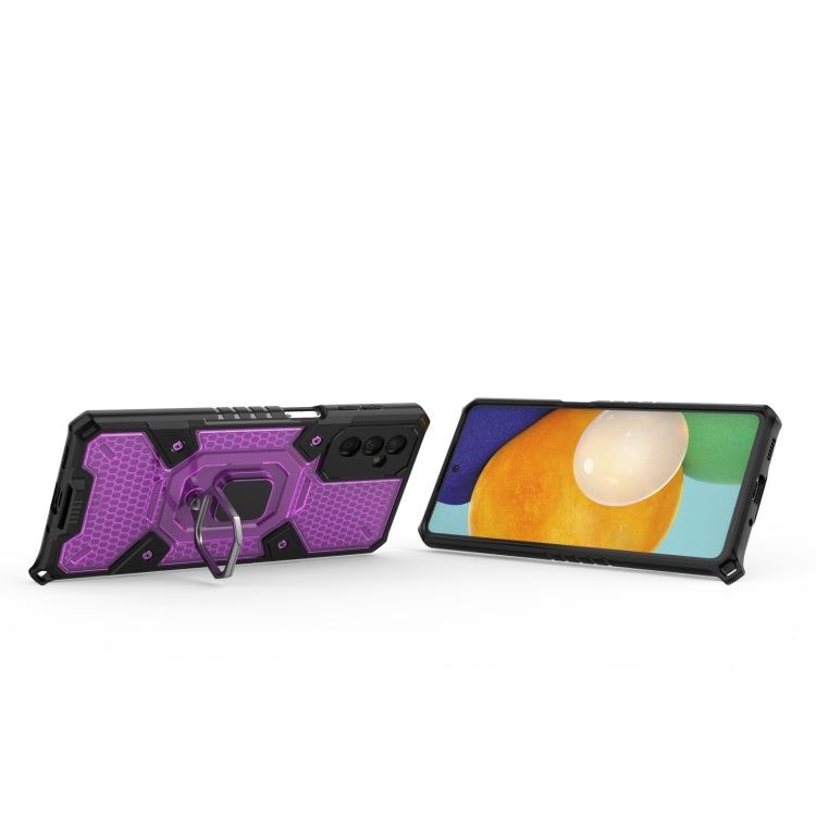 For Samsung Galaxy M52 5G Space PC+TPU Ring Holder Phone Case