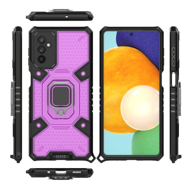 For Samsung Galaxy M52 5G Space PC+TPU Ring Holder Phone Case